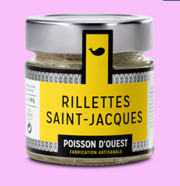 Rillettes - Saint Jacques - Jakobsmuschel - Basilikum - Zitrone - Bretagne - franzoesische Feinkost - franzoesische Spezialitaet
